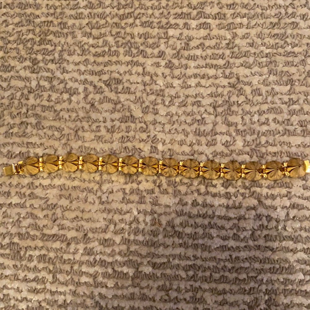 CC Skye Spiked Gold Bracelet